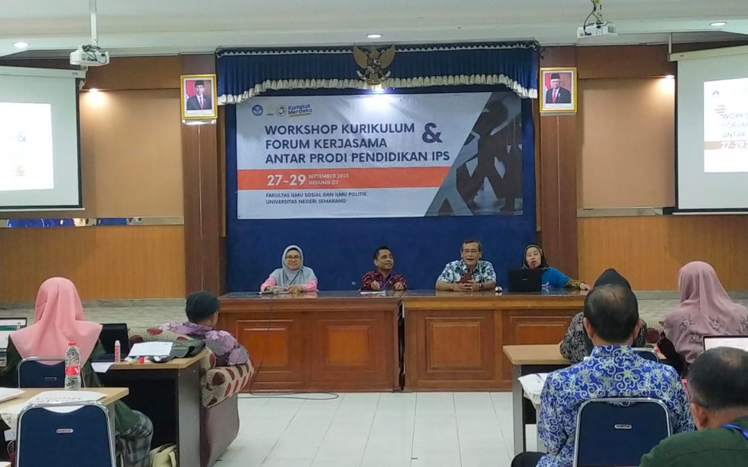 Prodi Pendidikan IPS UM menghadiri Raker APRIPSI dengan agenda Workshop Kurikulum dan Perjanjian Kerjasama di UNNES